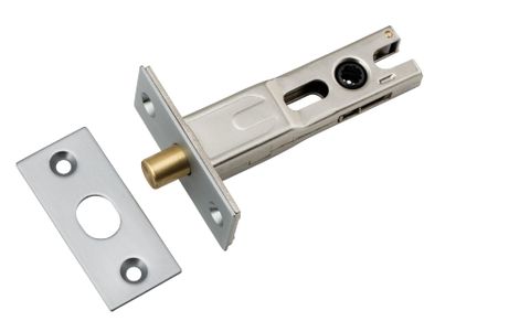 Privacy TRA20556 Bolt Round Bolt Brushed Chrome Backset 60mm