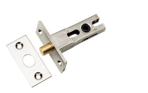 Privacy TRA20586 Bolt Round Bolt Polished Nickel Backset 45mm