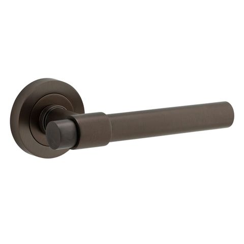 Door TRA20621 Lever Helsinki Round Rose Signature Brass D52xp61mm