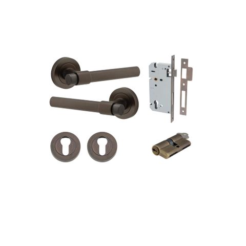 Door TRA20621KENTR60KK Lvr Helsinki Rnd Rose Signature Brass D52XP44 Entr Kit