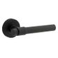 Door TRA20623 Lever Helsinki Round Rose Matt Black D52xp60mm