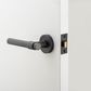 Door TRA20623 Lever Helsinki Round Rose Matt Black D52xp60mm