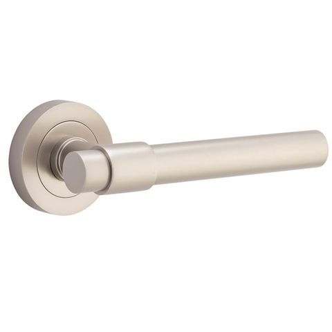 Door TRA20629 Lever Helsinki Round Rose Satin Nickel D52xp44mm