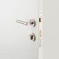Door TRA20629KENTR60KK Lever Helsinki Rnd Rose Satin Nickel D52xp44mm Entr Kit
