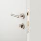 Door TRA20629KENTR60KT Lever Helsinki Rnd Rose Satin Nickel D52xp44mm Entr Kit