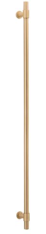 Pull TRA20729 Handle Helsinki B/Brass L1010xd22xp66mm Bp35mm Ctc900mm