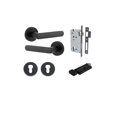 Door TRA20773KENTR60KT Lever Osaka Round Rose Mb D52xp55mm Entrance Kit