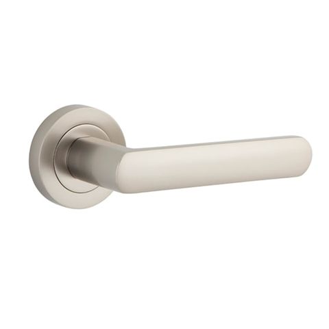 Door TRA20779 Lever Osaka Round Rose Satin Nickel D52xp55mm