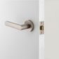 Door TRA20779 Lever Osaka Round Rose Satin Nickel D52xp55mm