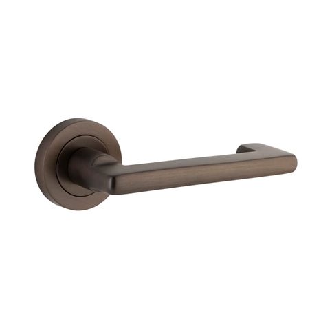 Door TRA20781 Lever Baltimore Return Rnd Rose Sb D52xp58mm