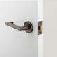 Door TRA20781 Lever Baltimore Return Rnd Rose Sb D52xp58mm