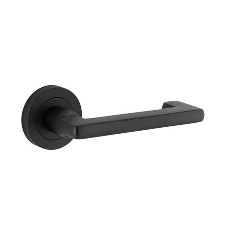 Door TRA20783 Lever Baltimore Return Round Rose Matt Black D52xp58mm
