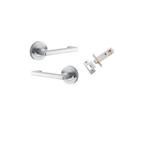 Door TRA20785KIBPRIV60 Lvr Btmore Return Rnd Rose Inbuilt Priv Pair BC D58XP58