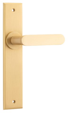 Door TRA15284 Lever Bronte Chamfered Latch Brushed Brass H240XW50XP55