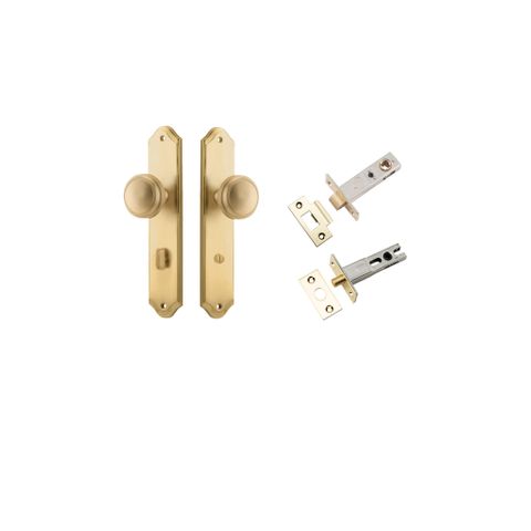 Iver TRA15326KPRIV60 Door Knob Paddington Shouldered Brushed Brass Privacy