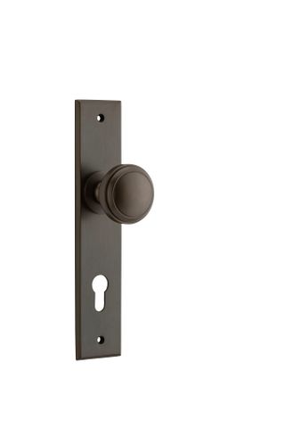 Iver TRA15331E85 Door Knob Paddington Chamfered Euro Signature Brass