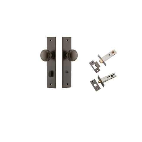 Iver TRA15331KPRIV60 Door Knob Paddington Chamfered Signature Brass Privacy