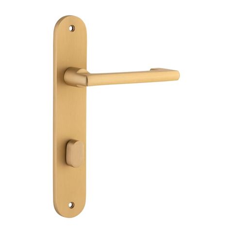 Dr TRA15352P85 Lvr Btmore Rtn Ovl Priv Pr B/Brass Ctc85mm H240xw40xp58mm