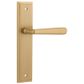 Door TRA15378 Lvr Copenhagen Stepped Latch Pr B/Brass H237xw50xp61mm