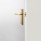 Door TRA15378 Lvr Copenhagen Stepped Latch Pr B/Brass H237xw50xp61mm