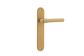 Door TRA15400P85 Lever Helsinki Oval Privacy Pair Brushed Brass Ctc85mm