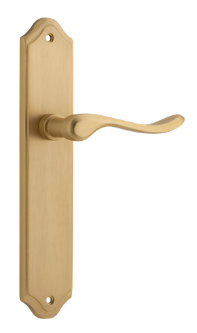 Door TRA15422 Lvr Stirling Shouldered Latch Pr B/Brass H250xw48xp64mm