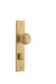 Iver TRA15446P85 Door Knob Cambridge Chamfered Privacy Pair Brushed Bras