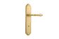 Iver TRA16212P85 Door Lever Sarlat Shouldered Privacy Pair Brushed Gold