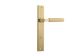 Iver TRA16252P85 Door Lever Brunswick Rectangular Privacy Pair Brushed