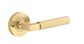 Iver TRA16261KIBPRIV60 Door Lever Brunswick Rose Round Brushed Gold PVD Inbuil