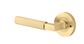 Iver TRA16261KIBPRIV60 Door Lever Brunswick Rose Round Brushed Gold PVD Inbuil