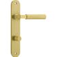 Iver TRA16266P85 Door Lvr Berlin Oval Prv Pr Brsh Gld PVD Ctc85 L120xp57