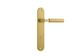 Iver TRA16266P85 Door Lvr Berlin Oval Prv Pr Brsh Gld PVD Ctc85 L120xp57