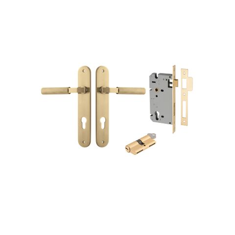Iver TRA16268KENTR60KK Door Lever Brunswick Oval Brushed Gold PVD Key / Key En