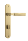 Iver TRA16268P85 Door Lever Brunswick Oval Privacy Pair Brushed Gold Pvd