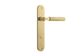Iver TRA16268P85 Door Lever Brunswick Oval Privacy Pair Brushed Gold Pvd