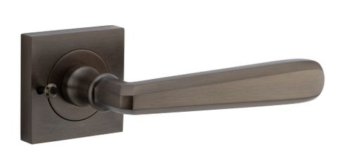 Iver Copenhagen Square Rose Privacy Lever Kit W/ Latch