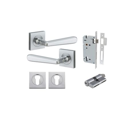 Door TRA21195KENTR60KK Lvr Copenhagen Sqr Rose BC H52XW52XP61 Entr Kit