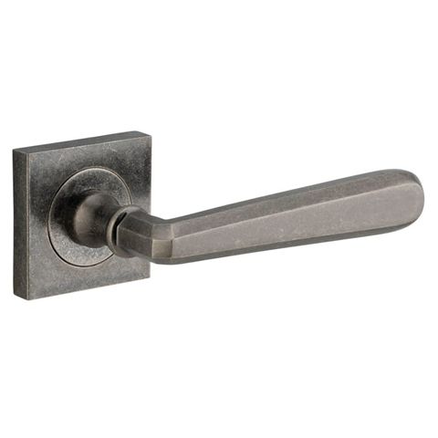 Door TRA21197 Lever Copenhagen Sqr Rose D/Nickel H52xw52xp61mm