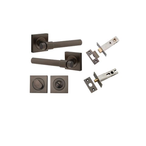 Dr TRA21201KPRIV60 Lvr Hlski Sqr Rose Signature Brass H52XW52XP44 Priv Kit