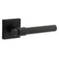 Door TRA21203 Lever Helsinki Square Rose Matt Black H52xw52xp44mm