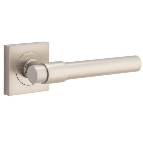 Door TRA21209 Lever Helsinki Square Rose Satin Nickel H52xw52xp44mm