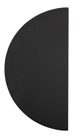 Large TRA21343 Pull Osaka Half Moon Matt Black H250mm