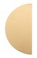 Large TRA21346 Pull Osaka Half Moon Brushed Brass H250mm