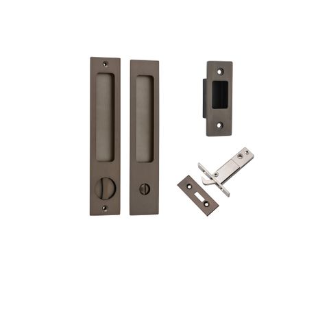 Iver Rectangle Sliding Door Pull Privacy Kit W/ Privacy Turn