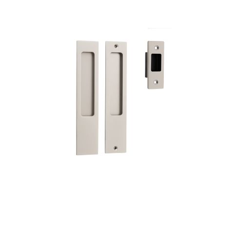 Iver TRA21419 Rectangular Sliding Door Pull Passage Kit SN