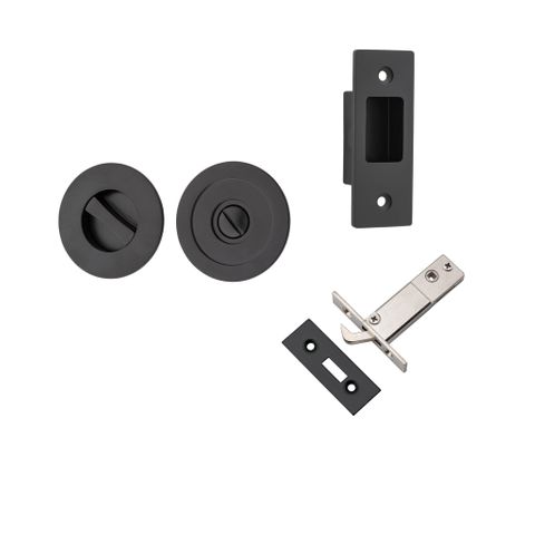 Iver Round Sliding Door Pull Privacy Kit