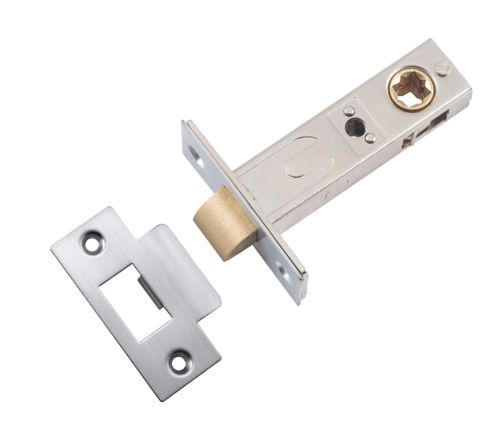 Iver TRA21466 Split Cam Tube Latch W/ T Strike Brushed Chrome