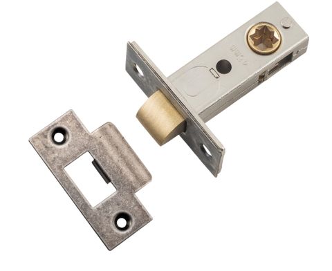 Tube TRA21471 Latch Split Cam 't' Striker D/Nickel Backset 45mm