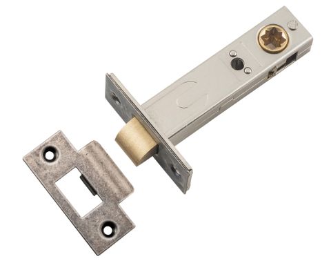 Tube TRA21473 Latch Split Cam 't' Striker D/Nickel Backset 70mm